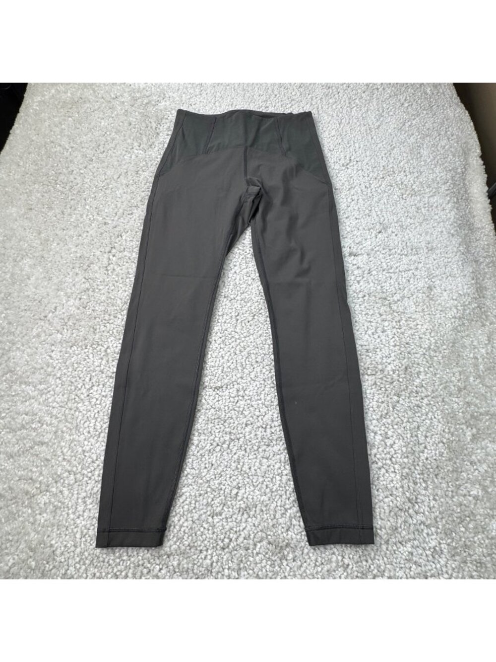 Lululemon Principle Dancer Corsetry Tight Legging Gray Soot Womens 8